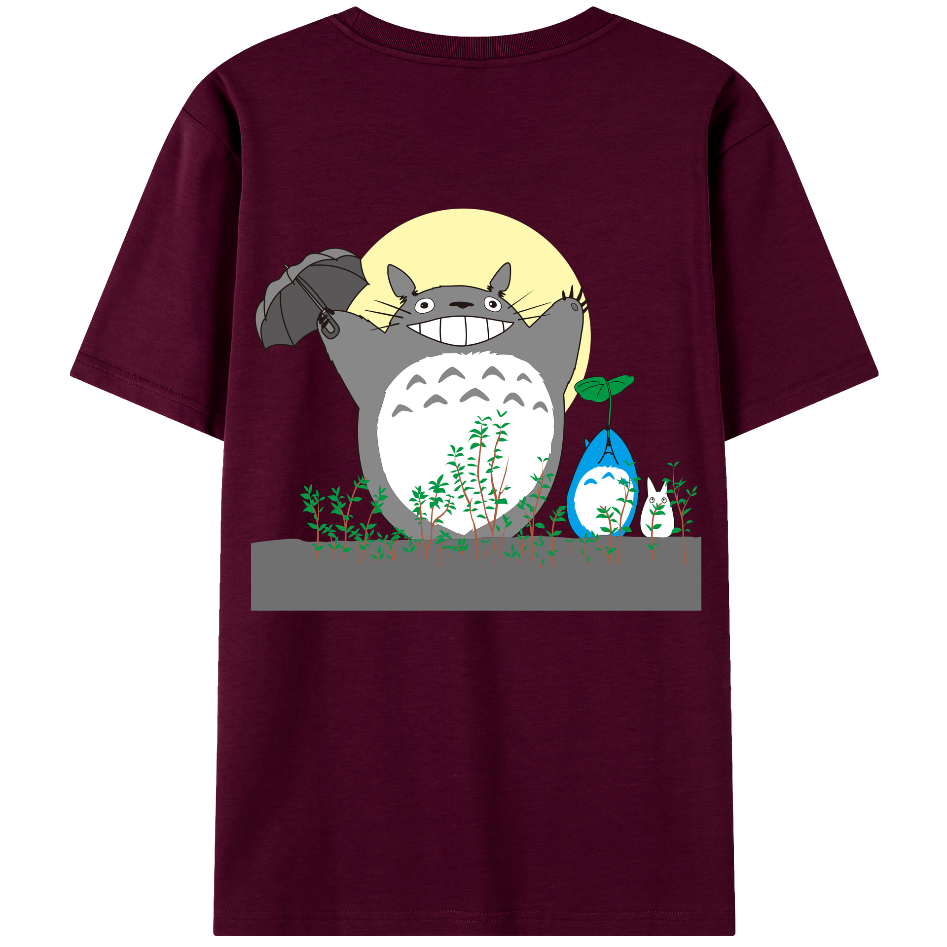 （画像用） となりのトトロ 草壁メイ 草壁サツキ My Neighbor Totoro Satsuki Kusakabe Mei Kusakabe レディース半袖Tシャツ(バックプリント)